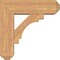 Ekena Millwork Merced Craftsman Smooth Bracket w/ Offset Brace, Western Red Cedar, 7 1/2"W x 24"D x 24"H BKT0806X24X24MRC04SWR - alternate 2